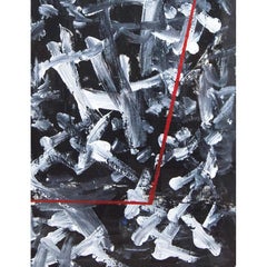 Serie B&W - Abstract Painting, Expressionism, Contemporary, Art, Serafín Llopir