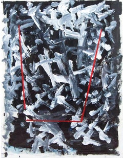 Serie B&W - Abstract Painting, Expressionism, Contemporary, Art, Serafín Llopir