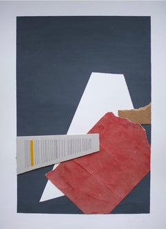 C8 - Abstract Painting, Mixed Media, Collage, Contemporary, Art, Jon Errazu