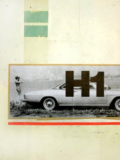 Bay View - Collage, Mixed Media, Vintage, Car, Contemporary, Art, Kareem Rizk