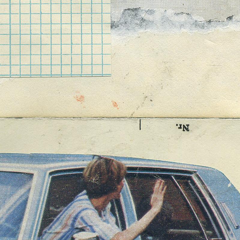 Goodbye - Collage, Mixed Media, Vintage, Contemporary, Car, Art, Kareem Rizk For Sale 2