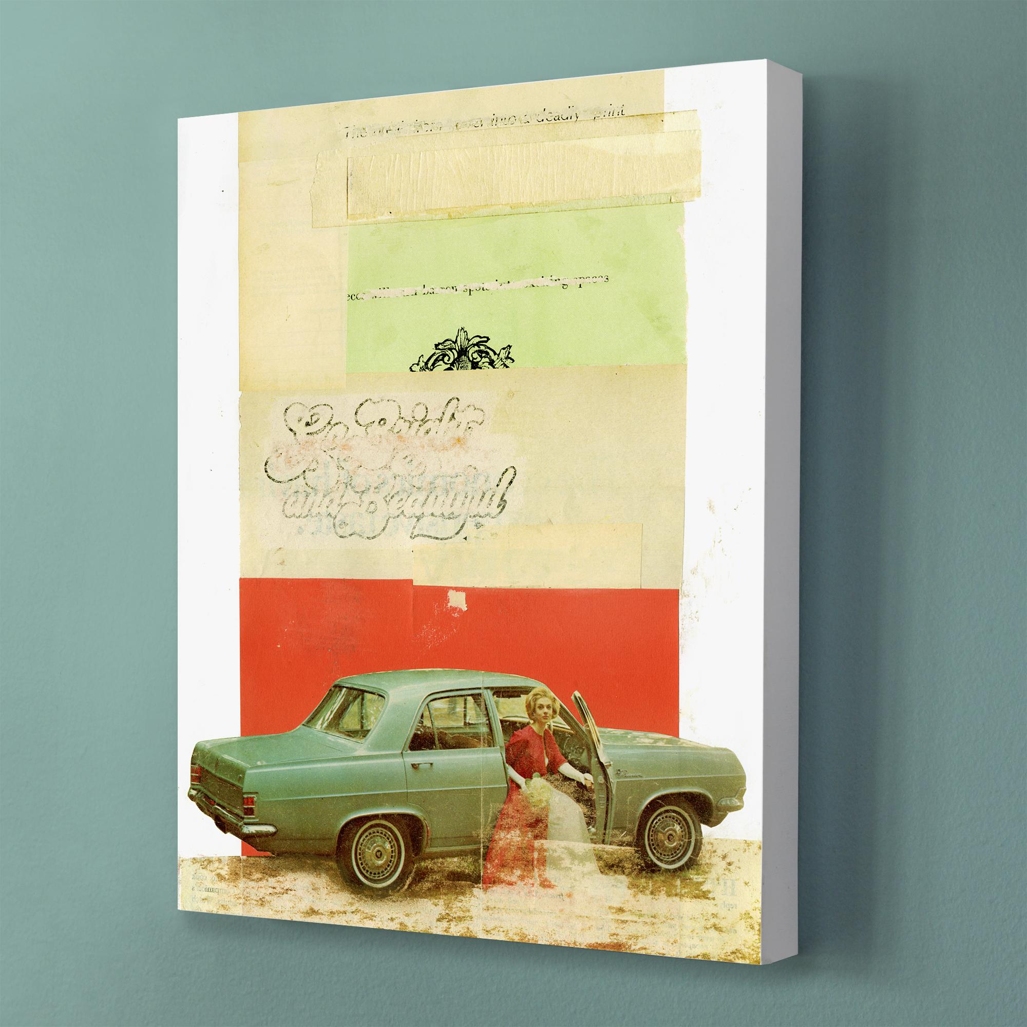 Buy a Dream - Collage, Mixed Media, Vintage, Contemporary, Car, Art, Kareem Rizk For Sale 4