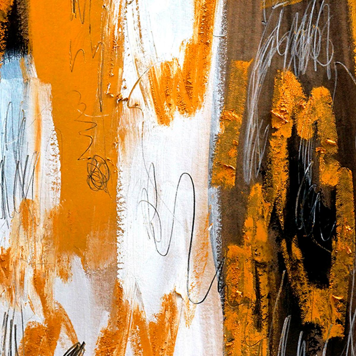Impro VIII - Abstract Painting, Oil, Canvas, Contemporary, Art, Antonio Santafé For Sale 2