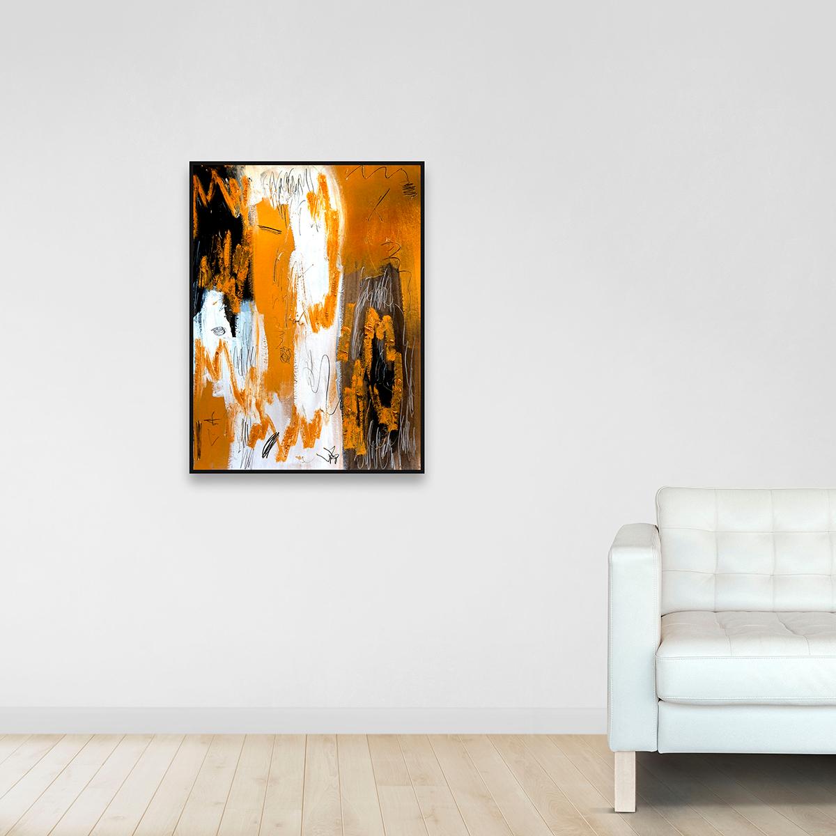 Impro VIII - Abstract Painting, Oil, Canvas, Contemporary, Art, Antonio Santafé For Sale 3