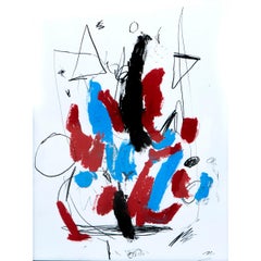 Hallazgo IX - Abstract Painting, Oil, Paper, Contemporary, Art, Antonio Santafé