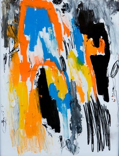 Hallazgo XX - Abstract Painting, Oil, Paper, Contemporary, Art, Antonio Santafé