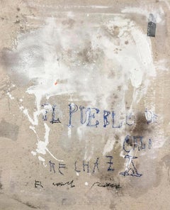 El Pueblo de Cali Rechaza - Abstract Painting, Contemporary, Art, Armando Mesías