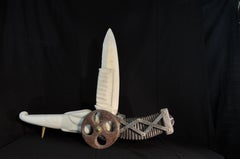 The Chariot - Stone Sculpture, Carved, Abstract, Contemporary, Art, Marco Brás