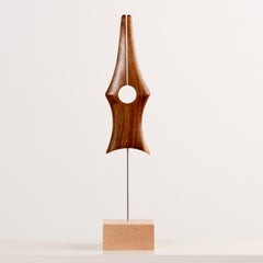 Pieza 1705 – Abstrakte Skulptur, Holz, zeitgenössisch, minimalistisch, Kunst, Antoni Yranzo