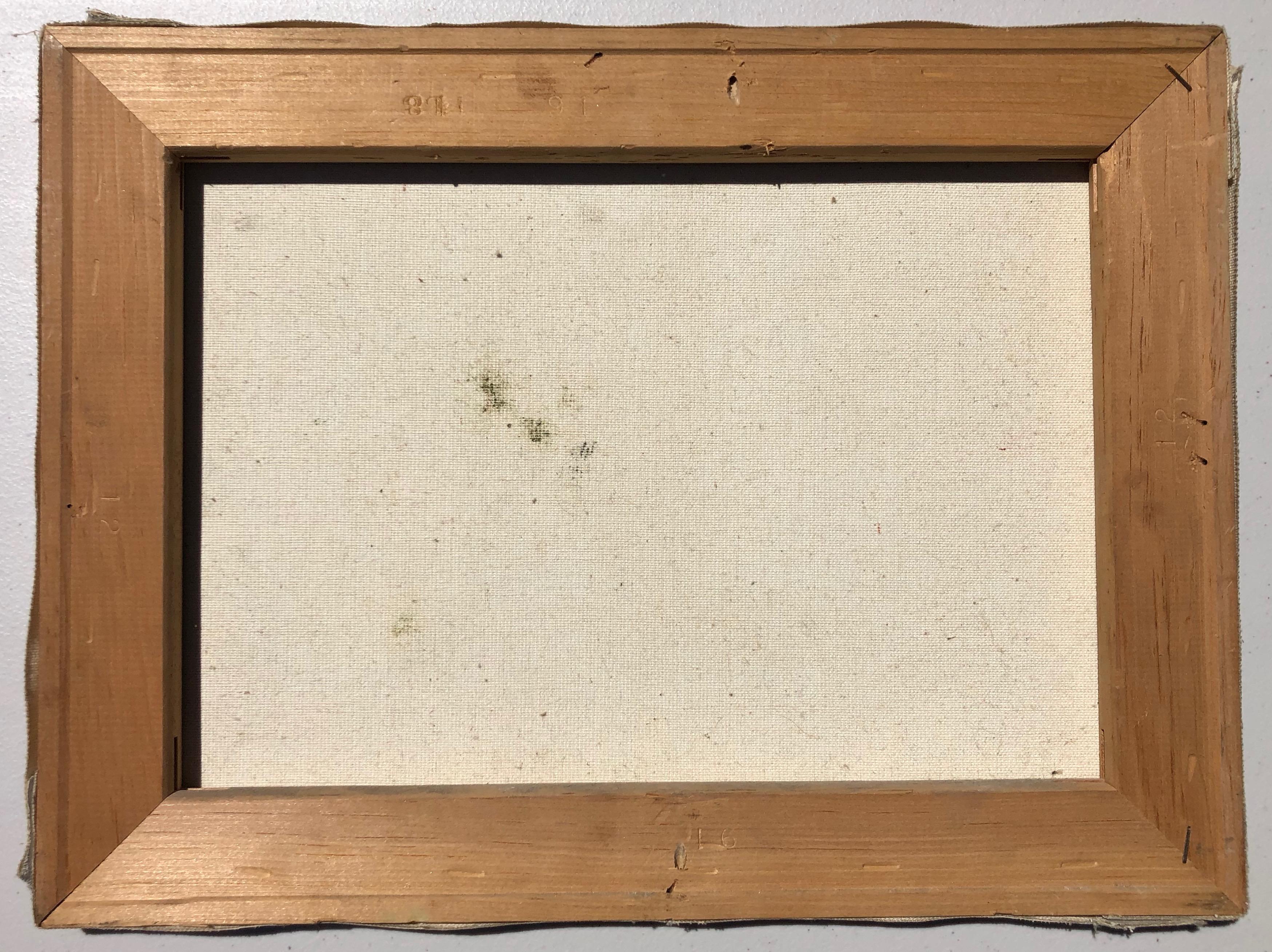 Gerahmtes französisches Stillleben, Öl auf Leinwand, signiert P. Chiron im Angebot 3