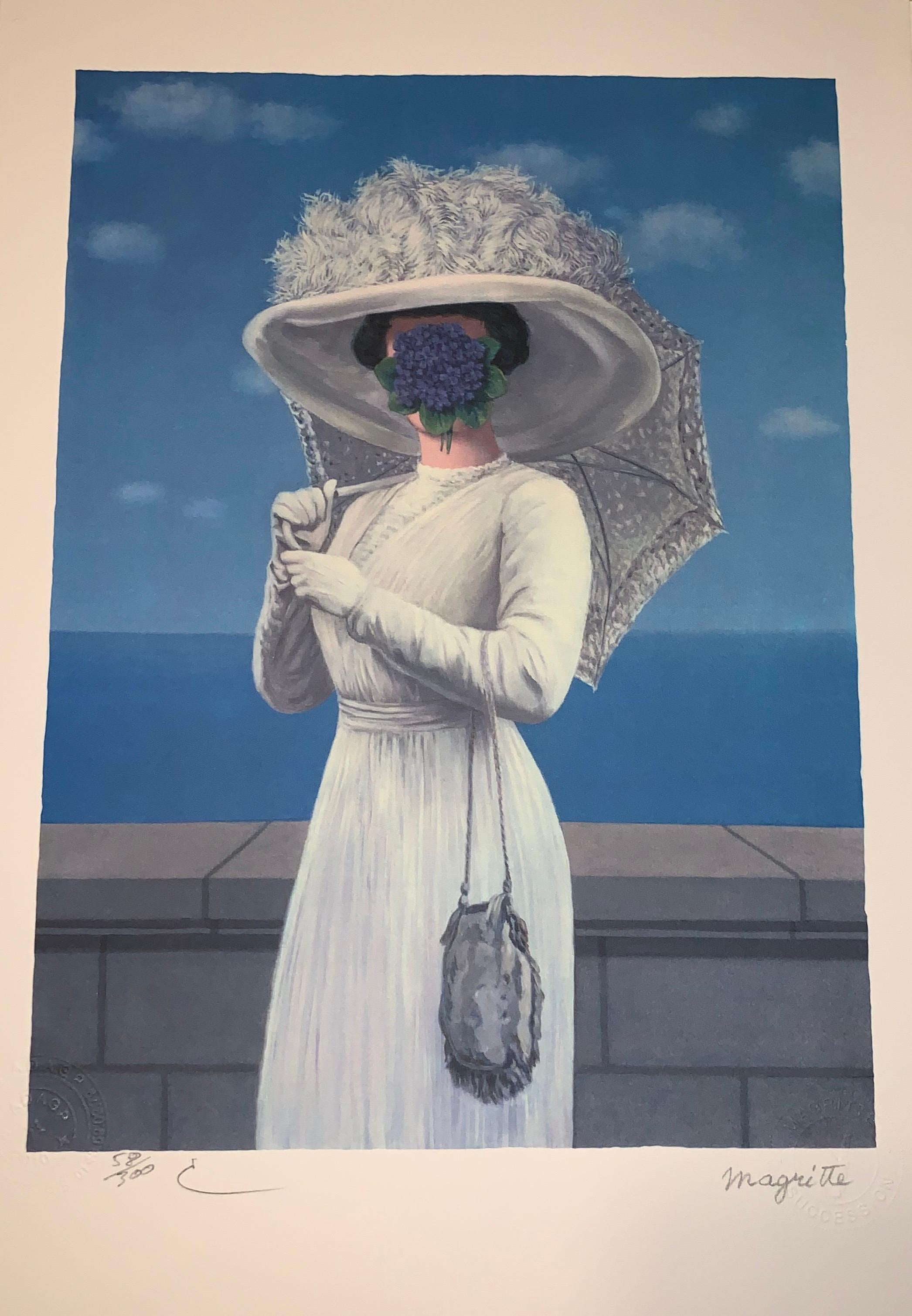 La Grande Guerre – 20. Jahrhundert, Surrealistisch, Lithographie, figurativer Druck – Print von René Magritte