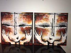 Think I Like You - Think I like you too - Acryl on canvas - Mixed technique