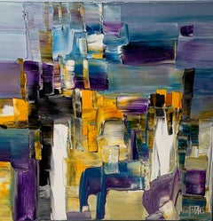 Composition abstr - Bruno Cantais - Oil on canvas - Modern art - 21 th century 
