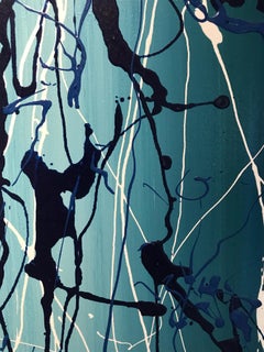 Blauwe nacht - 2016/13 - Acrylic painting on Canvas - 80 x 60 cm - MICO