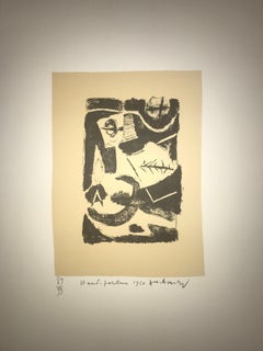 Haut Parleur - Litho - Pierre Alechinksy - 1950 - numéroté - édition 89/99