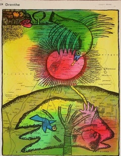 Drenthe - Corneille Cobra, 20th Century, Lithograph, Figurative Print, EA