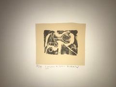 Le complexe du sphinx - Litho - Pierre Alechinsky - 1950 - édition 89/99