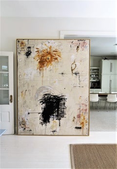 "Encore" Enormous Original Abstract Painting in Earth Tones, 6 ft. x 8 ft.