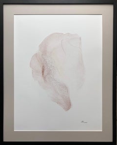 Anémona de mar- de color beige, rosa pálido y arena
