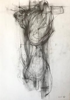 Le taureau III - dessin au trait expressif