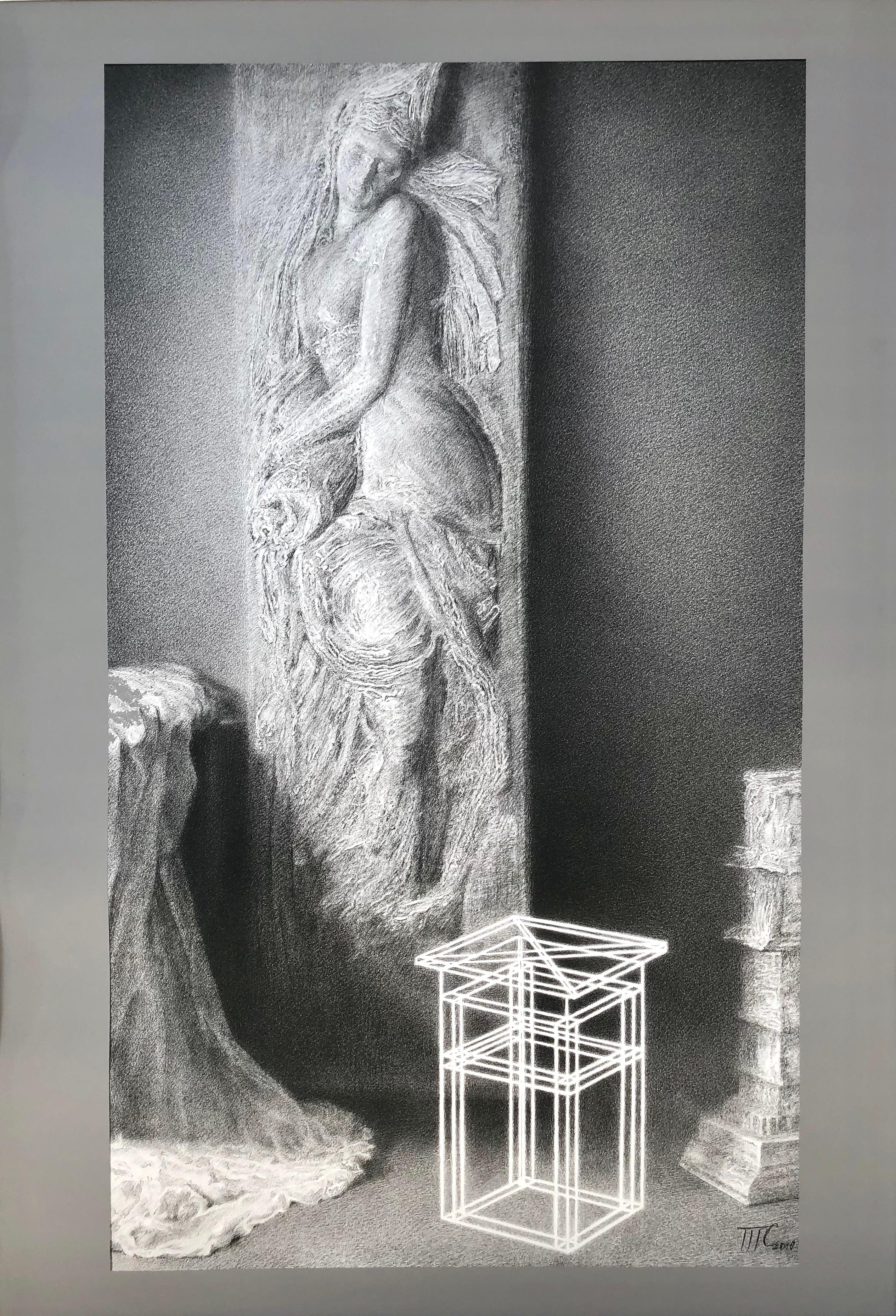 Timofey Smirnov Figurative Print - Canon (facsimile print in black and white)