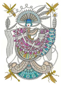 Art Deco Animal Drawings and Watercolours