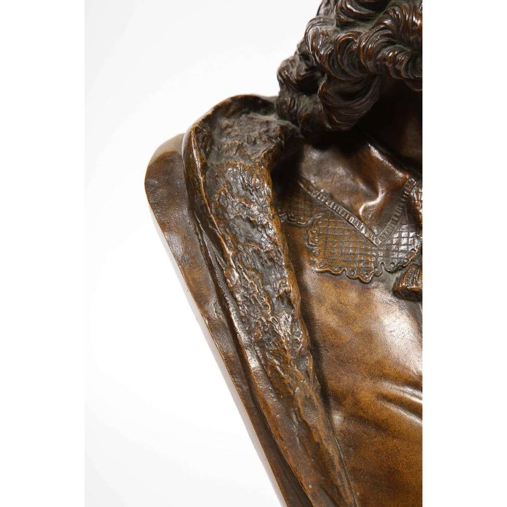 Deutsche Bronzebüste von William Shakespeare aus der Aktien-Gesellschaft Gladenbeck 6