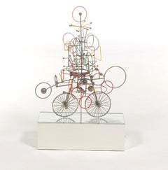 Joseph Burlini (American, b. 1937) Contemporary Kinetic Metal Sculpture, 1972