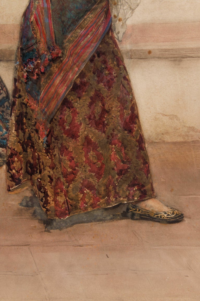 Gustavo Simoni Gustavo Simoni (Italian, 18451926) A Watercolour of