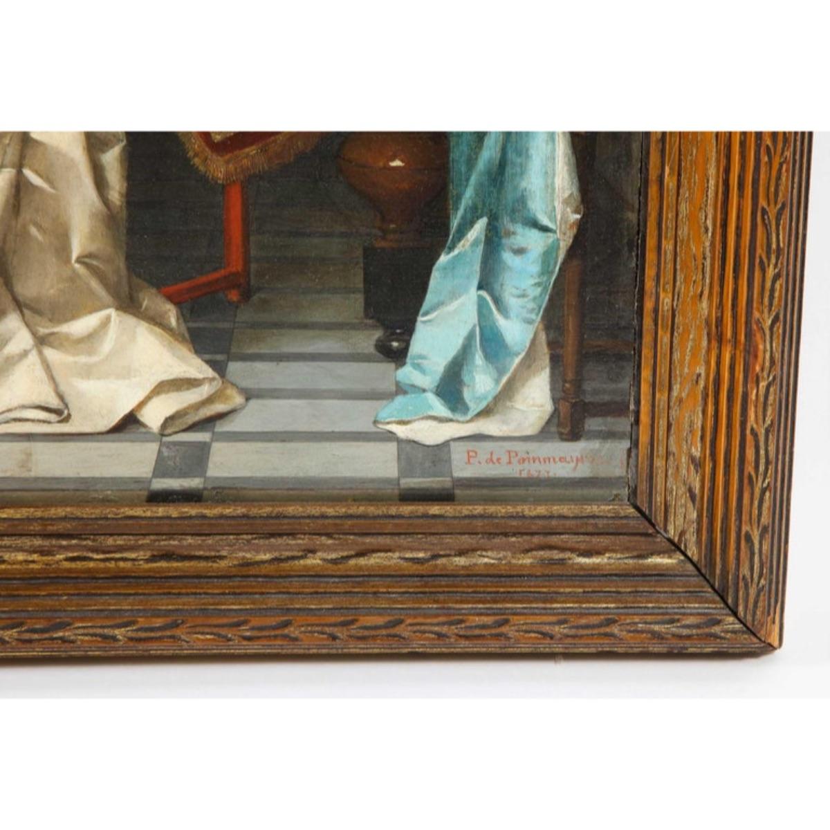 Pierre Paul Emmanuel de Pommayrac, a French Oil Painting 3