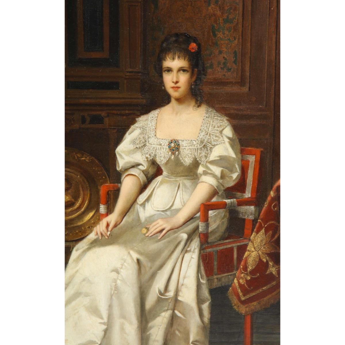 Pierre Paul Emmanuel de Pommayrac, a French Oil Painting 4