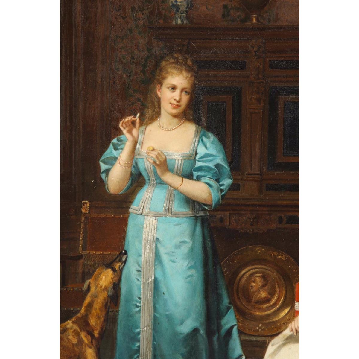 Pierre Paul Emmanuel de Pommayrac, a French Oil Painting 5