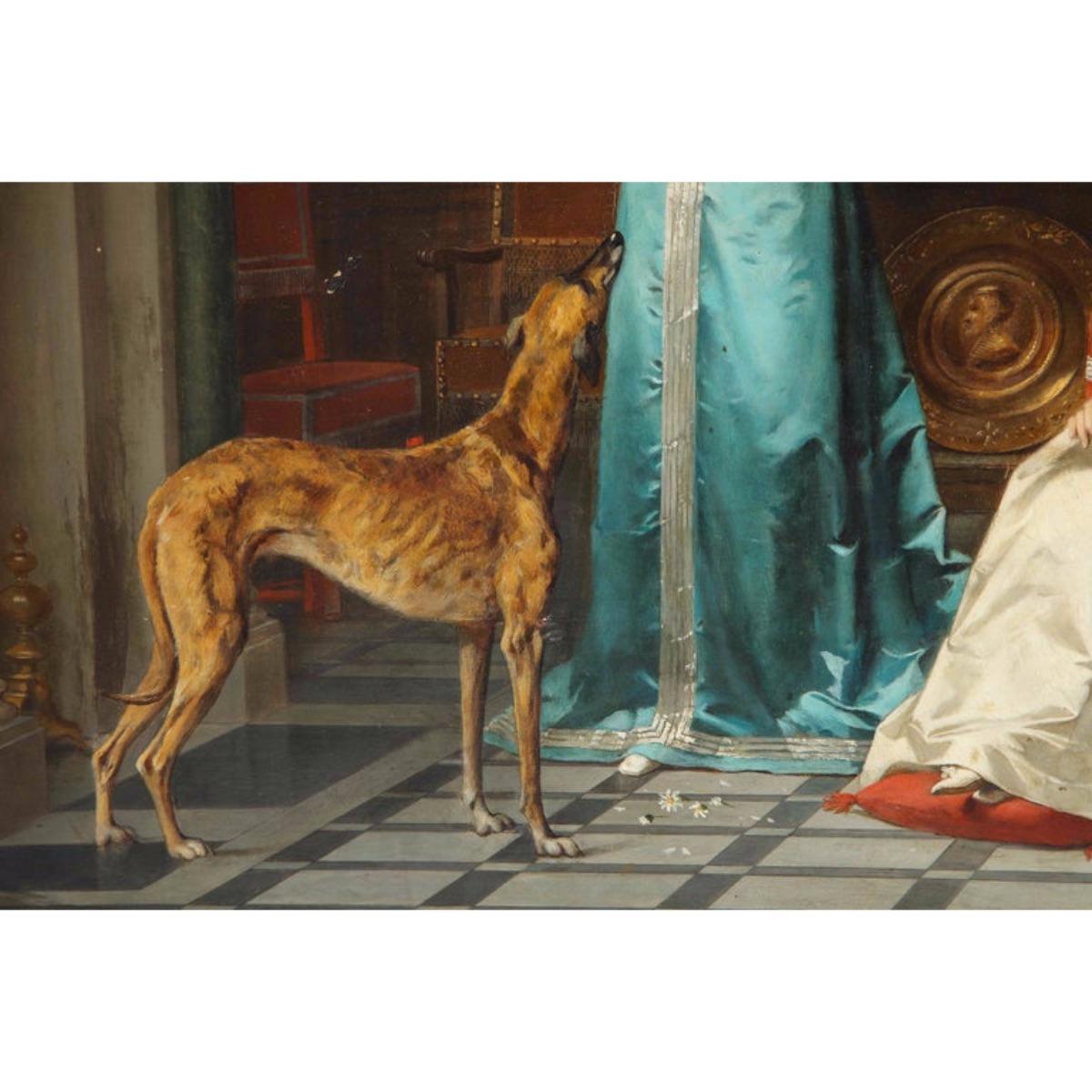 Pierre Paul Emmanuel de Pommayrac, a French Oil Painting 6