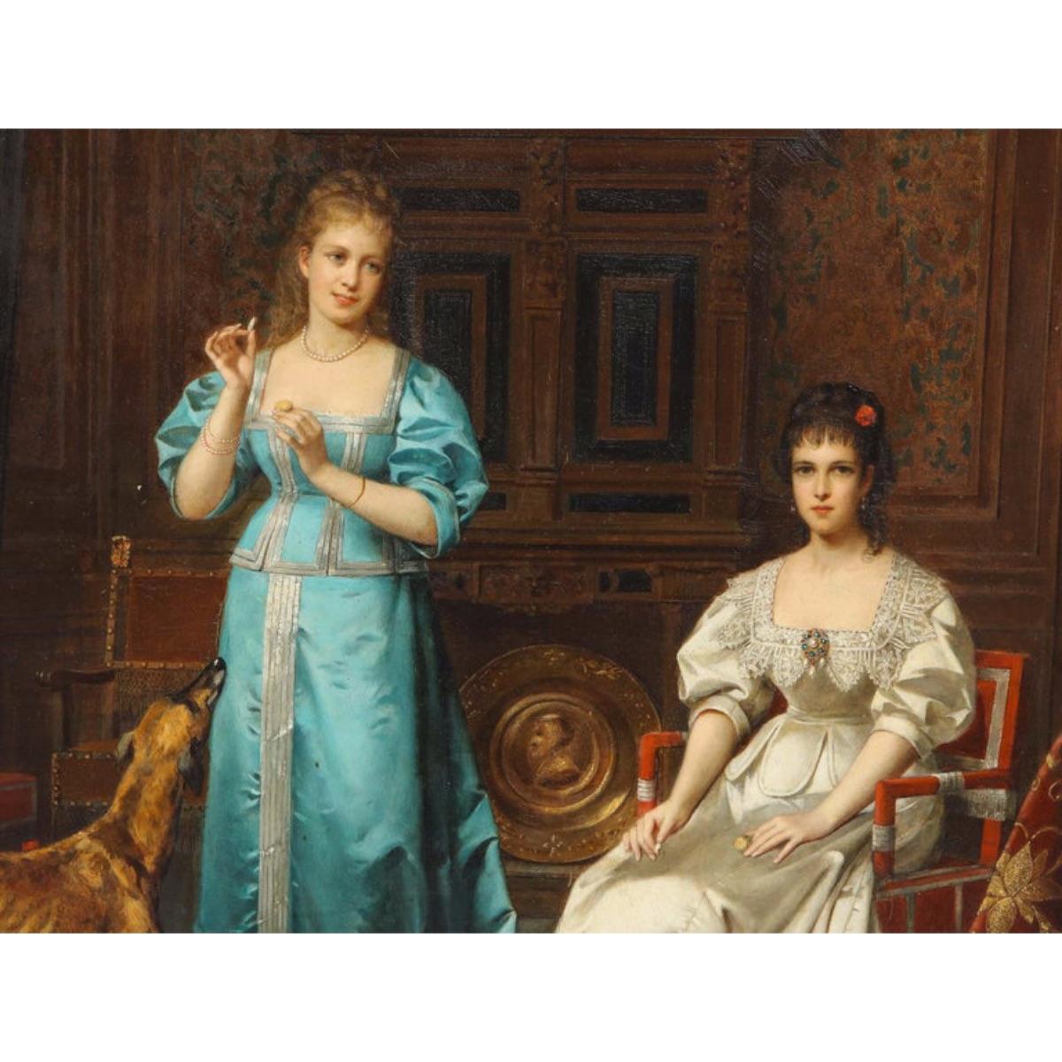 Pierre Paul Emmanuel de Pommayrac, a French Oil Painting 9
