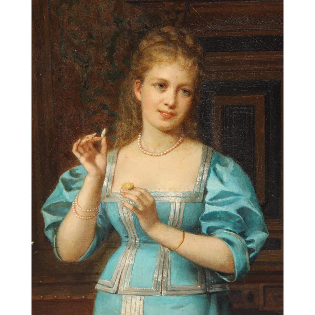 Pierre Paul Emmanuel de Pommayrac, a French Oil Painting 10