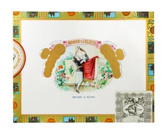 Daniel Douke (American, b. 1943)  Romeo & Juliet Cigar Box Acrylic Painting