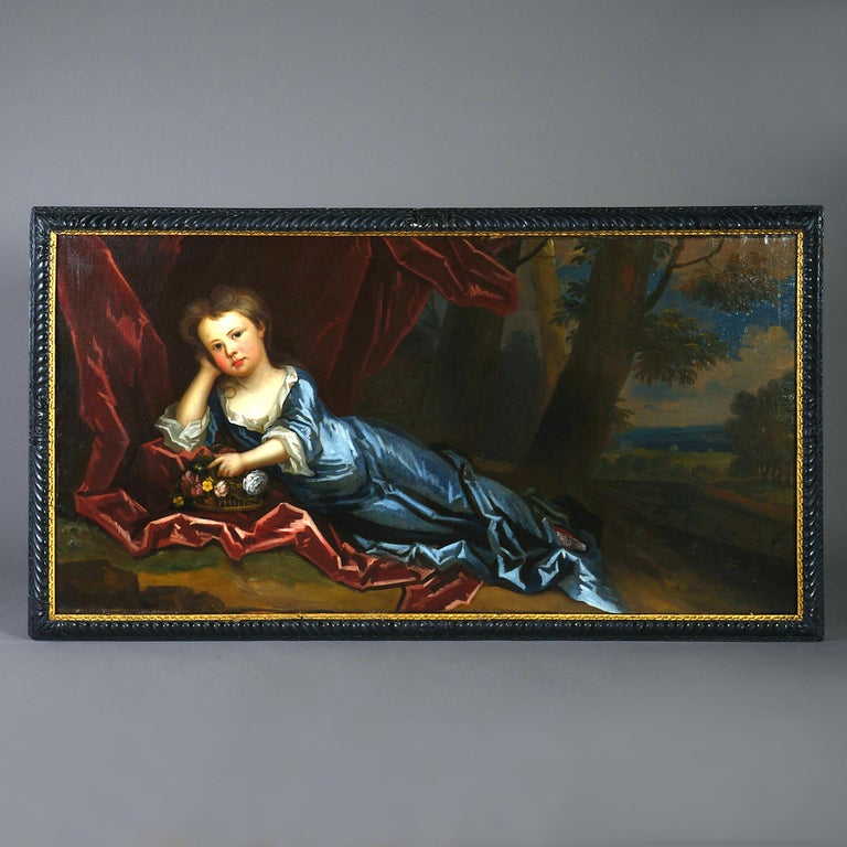 Charles D’Agar (1669-1723) Portrait of Margaret Godolphin (b.1708) - Painting by Charles D'Agar
