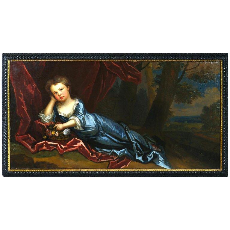 Charles D'Agar Portrait Painting - Charles D’Agar (1669-1723) Portrait of Margaret Godolphin (b.1708)