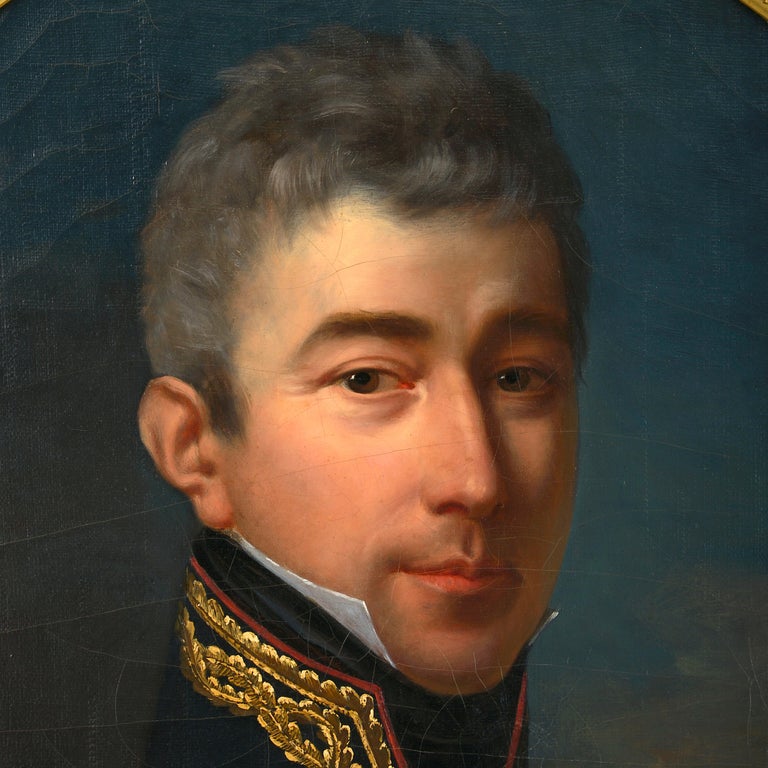 Josephine de Gallemant (fl.1800-1835) Portrait of a French Lieutenant-Colonel For Sale 1