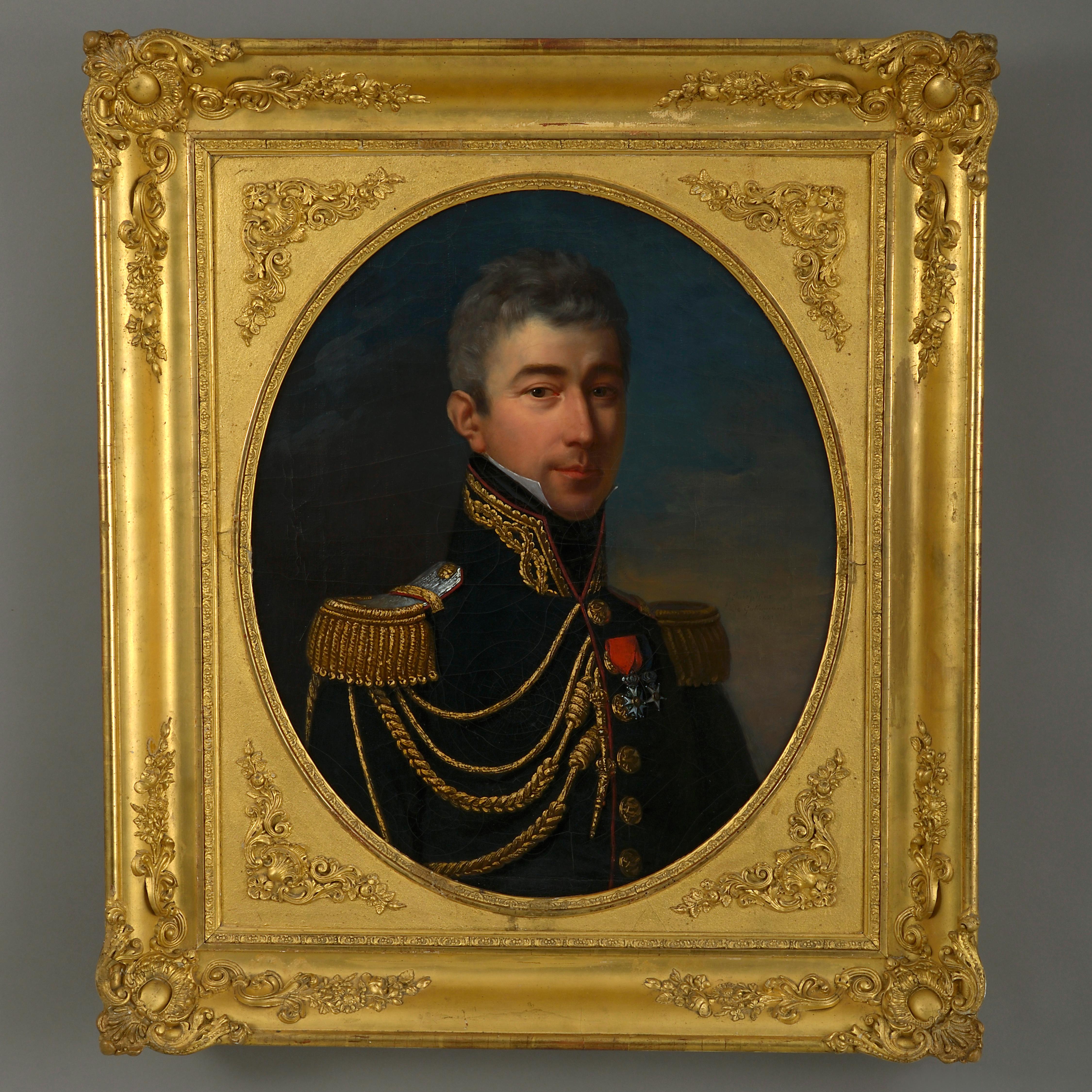 Josephine de Gallemant (fl.1800-1835) Portrait of a French Lieutenant-Colonel