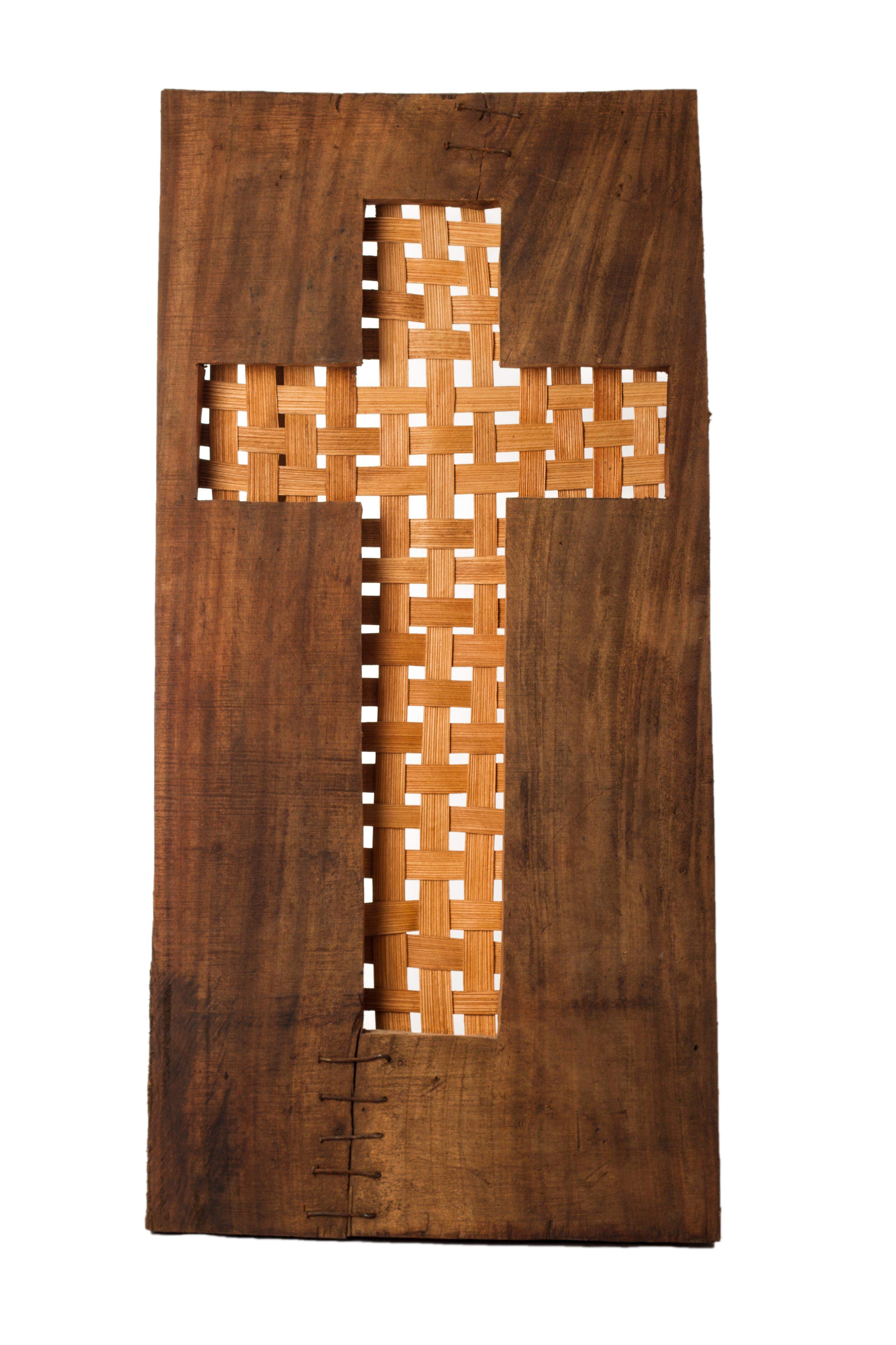 Aleszi Abstract Sculpture - Palm Cross