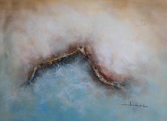 I entered your life and my own- Oil mixed media painting