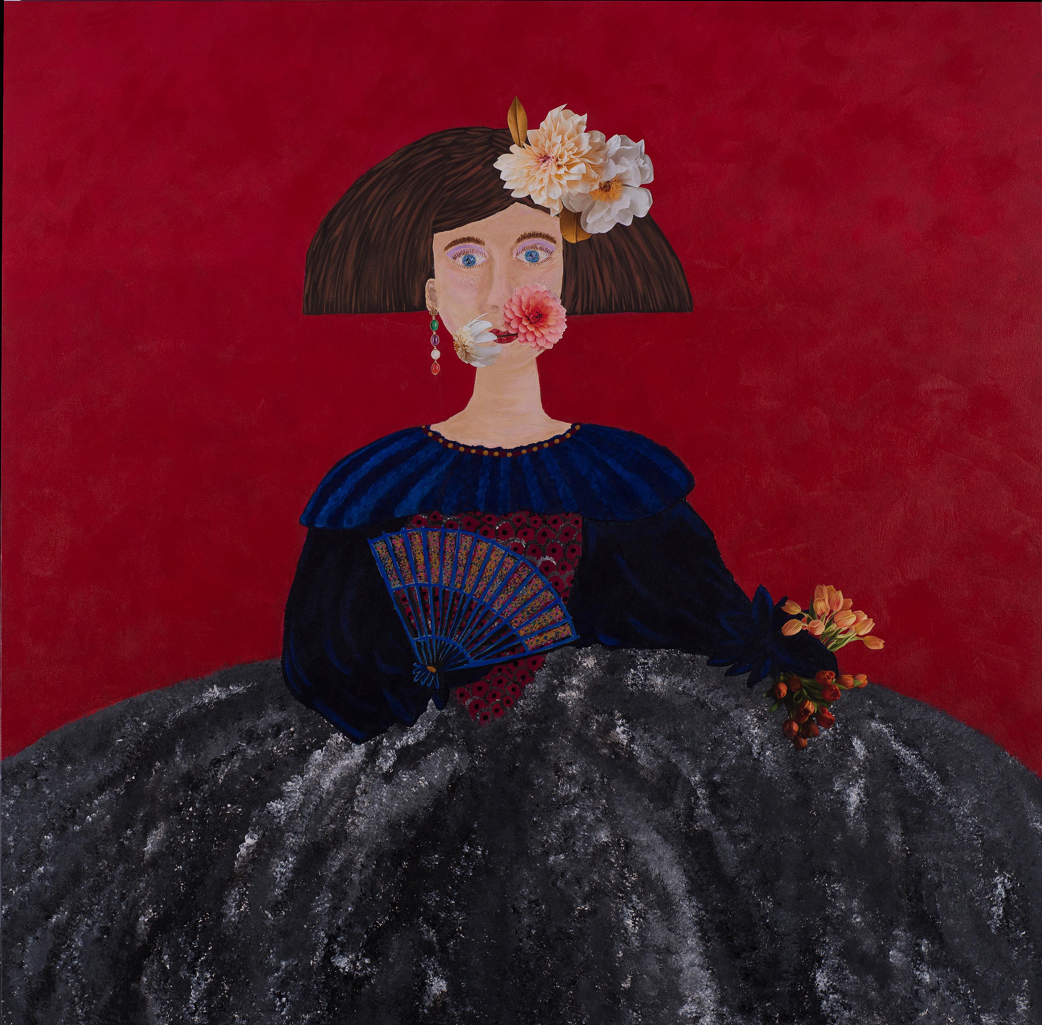 Dalia Berlin Figurative Painting - Agustina