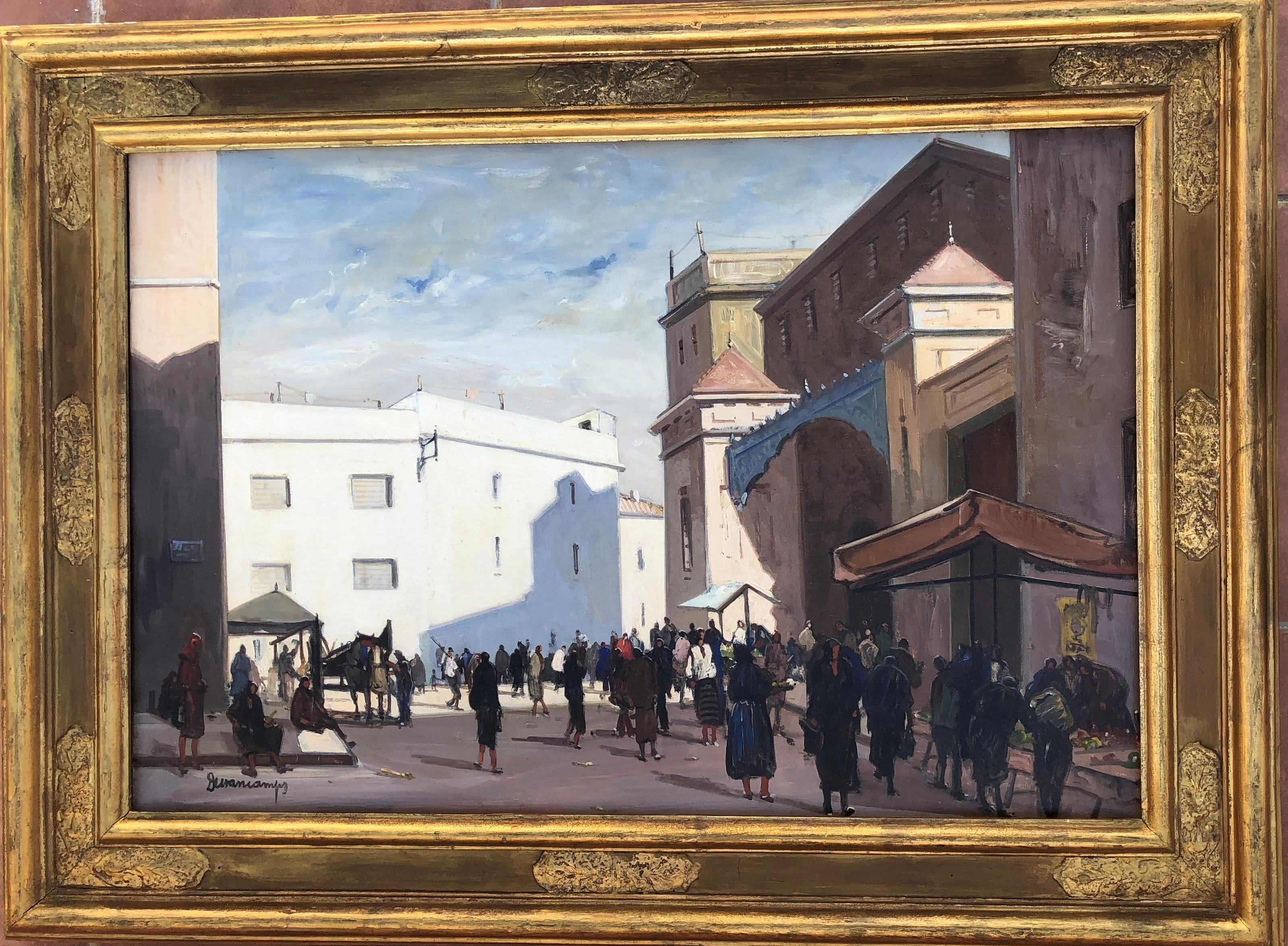town square painting