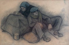 beggars spanish modernism colored pencils