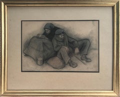 beggars spanish modernism colored pencils