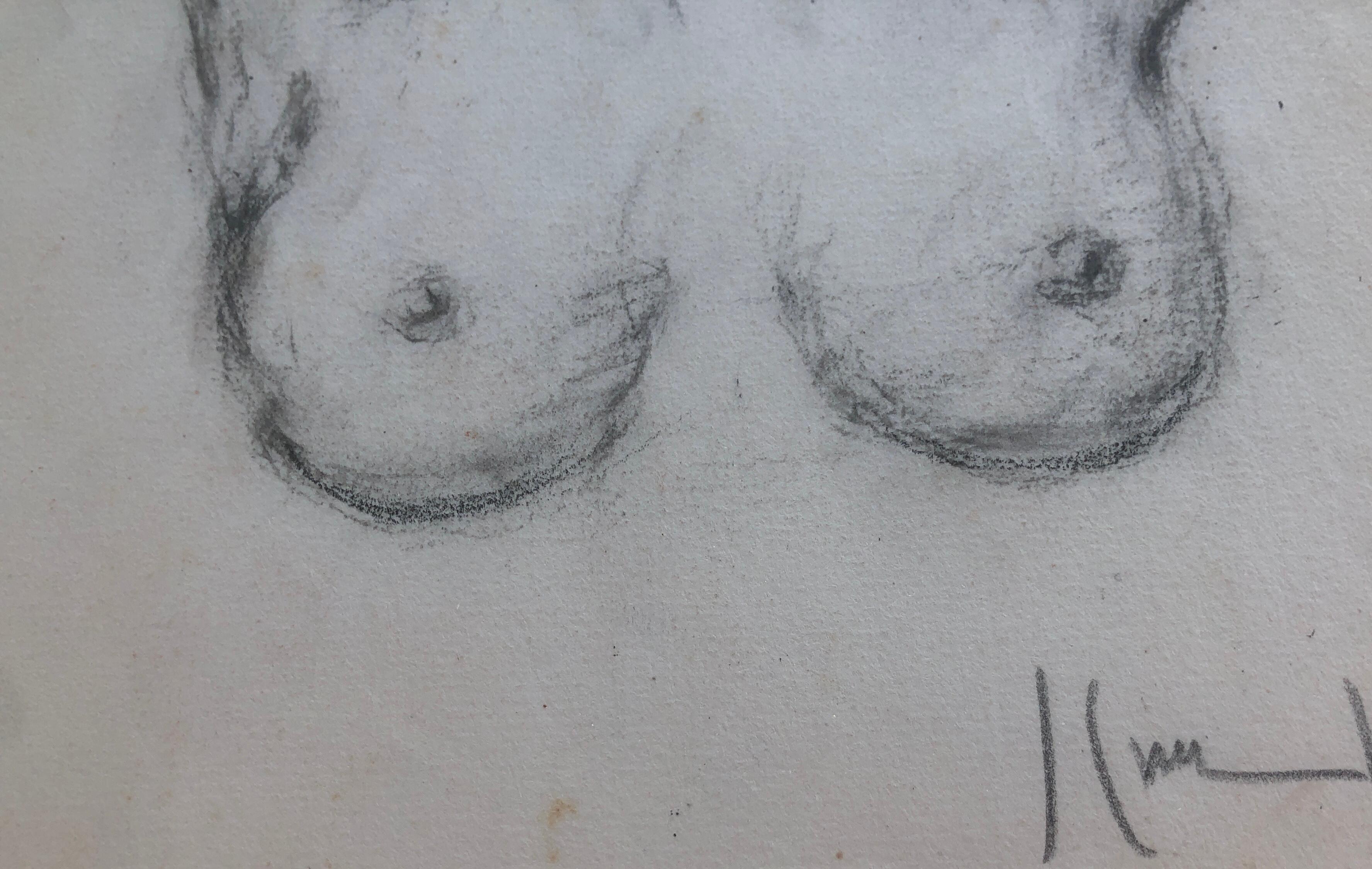 nude drawing 59 pencil women - Academic Art by Jose Cruz Herrera