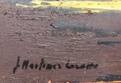 Peinture à l'huile sur toile originale de Costa Brava:: Espagne