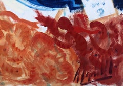 Peinture à l'huile sur toile « The Fishmonger La Rambla Barcelona », Barcelone