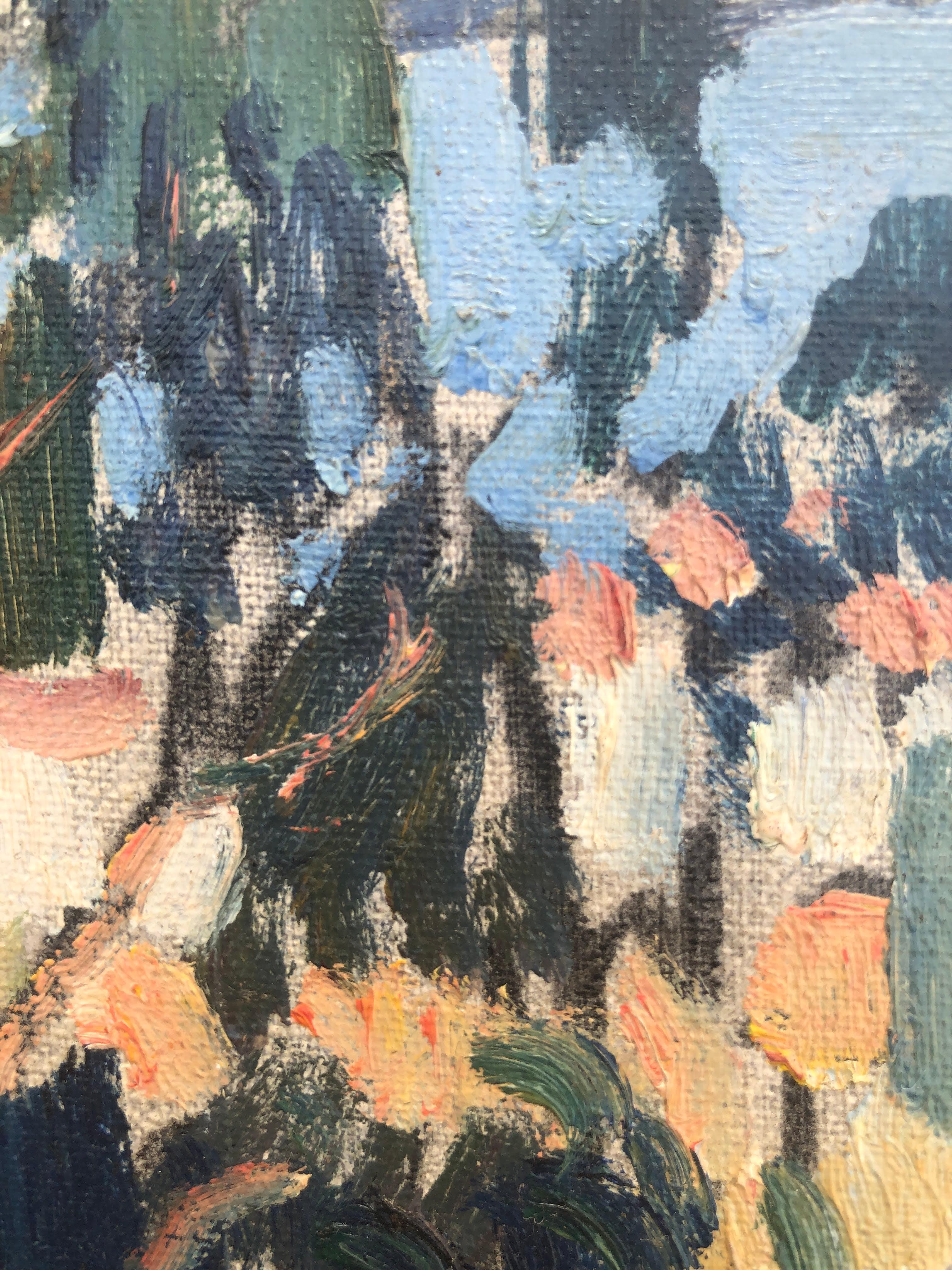 Cadaques view Spain seascape original oil painting 1
